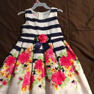 Cute striped flower dress